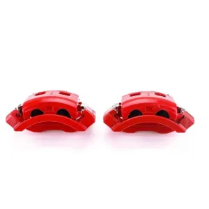 Power Stop 00-01 Dodge Ram 1500 Front Red Calipers w/Brackets - Pair