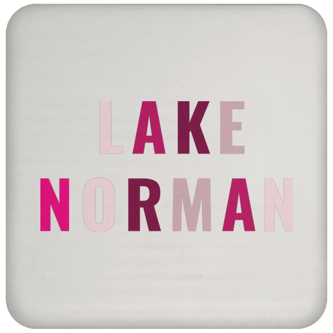 "Lake Norman- MULTI" Coaster