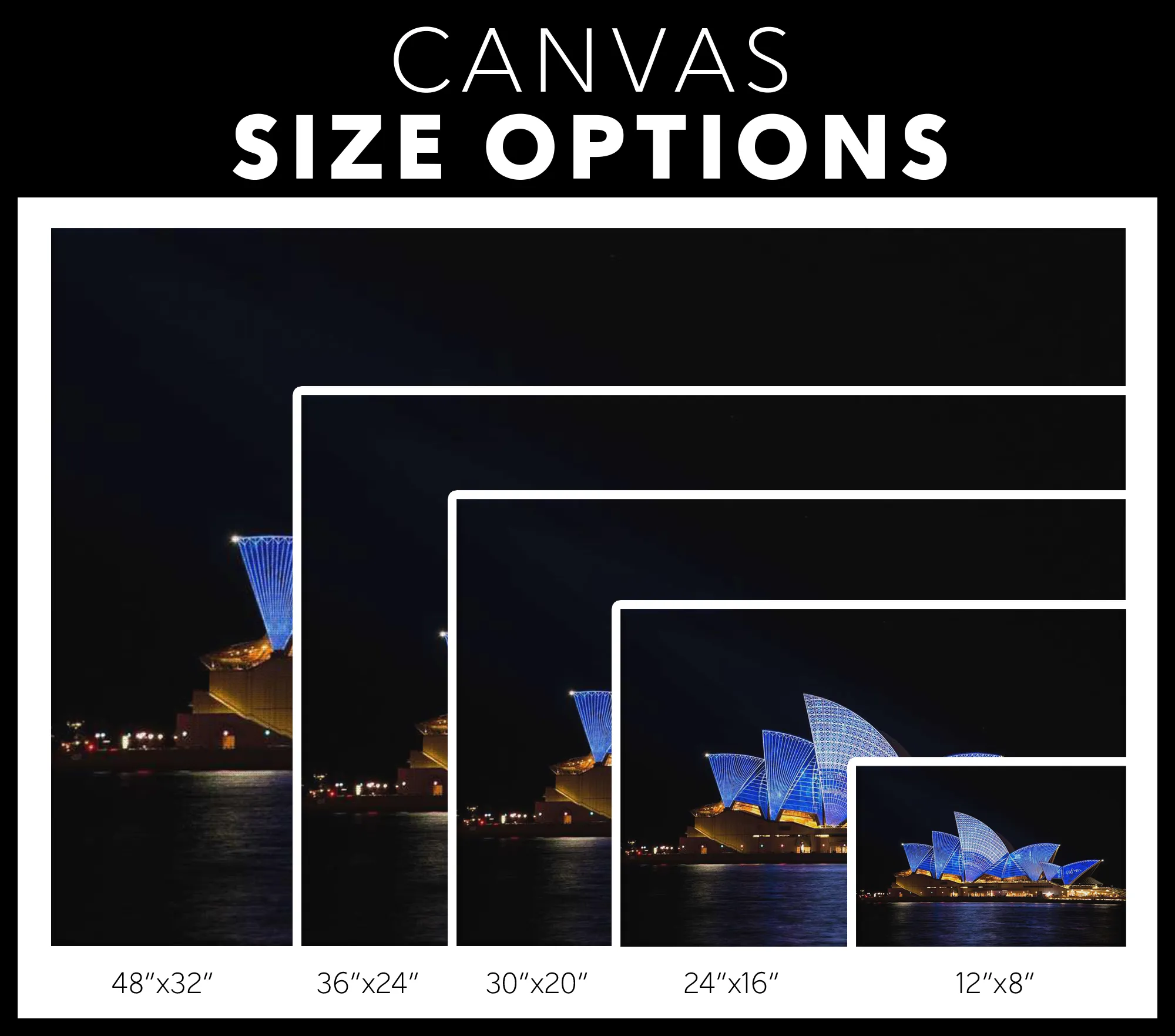 "Sydney Opera House" Canvas