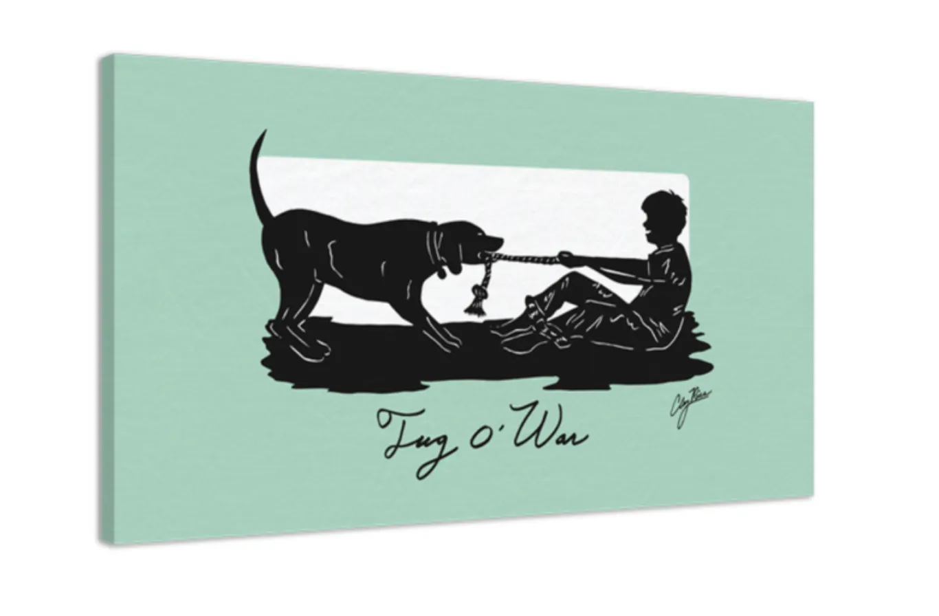 "Tug O' War" Canvas