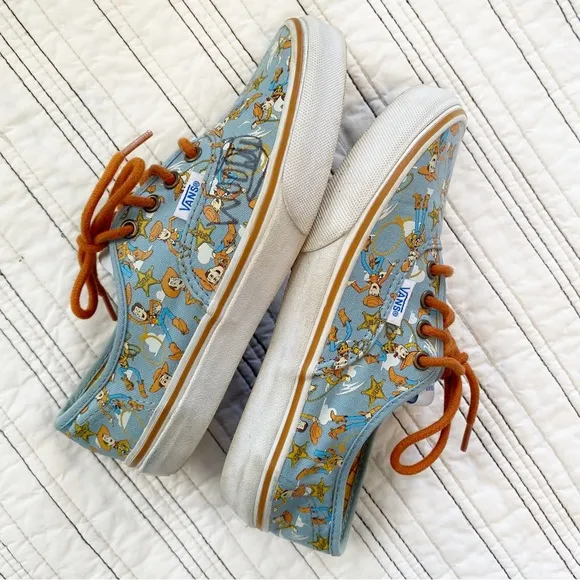 RARE Vans × Disney Toy Story Woody Authentic Sneakers Limited Edition Kids 3.5