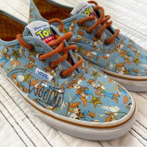 RARE Vans × Disney Toy Story Woody Authentic Sneakers Limited Edition Kids 3.5