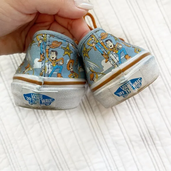 RARE Vans × Disney Toy Story Woody Authentic Sneakers Limited Edition Kids 3.5