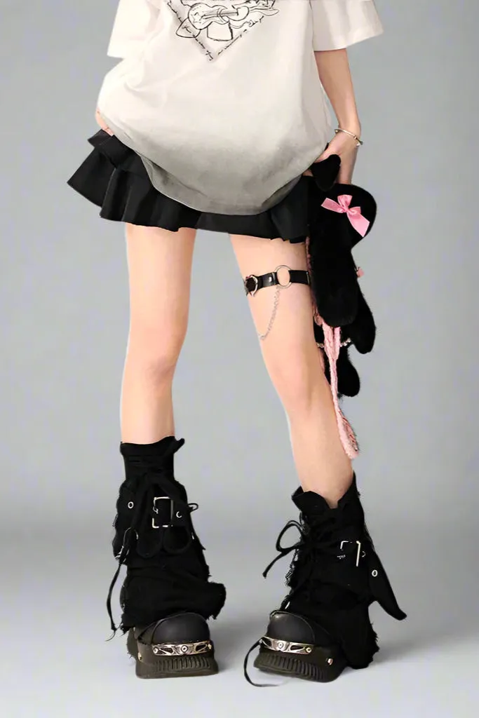Renegade Denim Leg Warmers