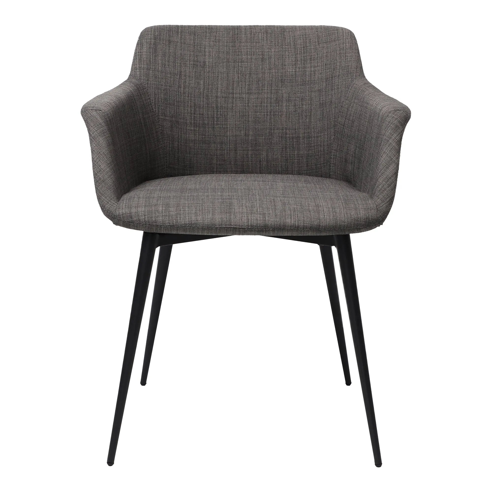 Retro Dining Chairs Duo - Sculpted Seat & Steel Hairpin Legs
