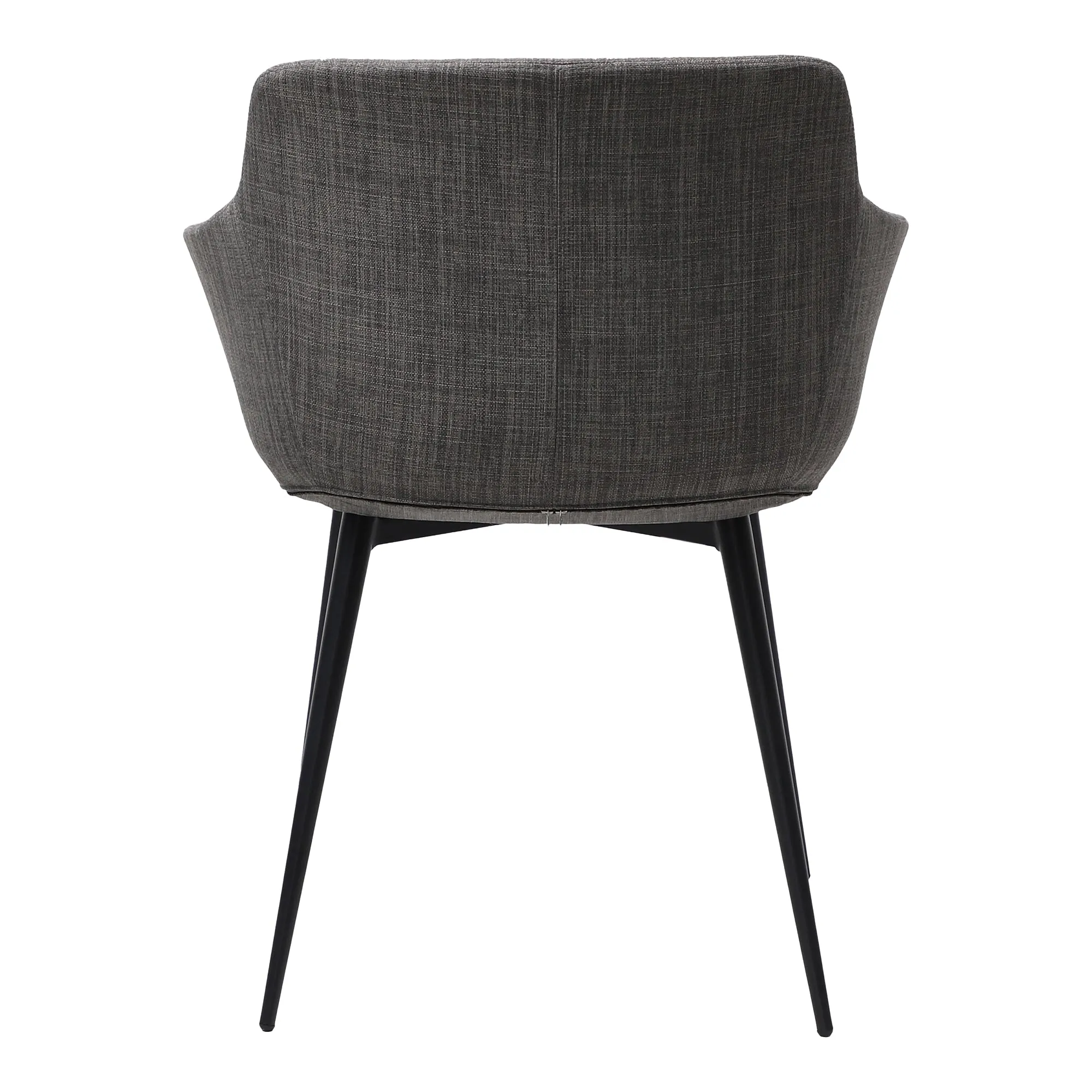 Retro Dining Chairs Duo - Sculpted Seat & Steel Hairpin Legs