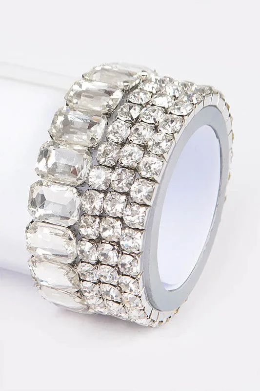 Rhystone stretch bracelet