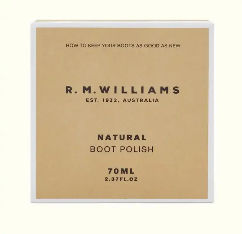 RM Williams Stockmans Boot Polish Natural