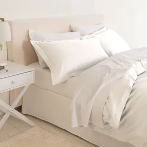 Royal Comfort - Balmain 1000TC Bamboo cotton Quilt Cover Sets (Queen) - White