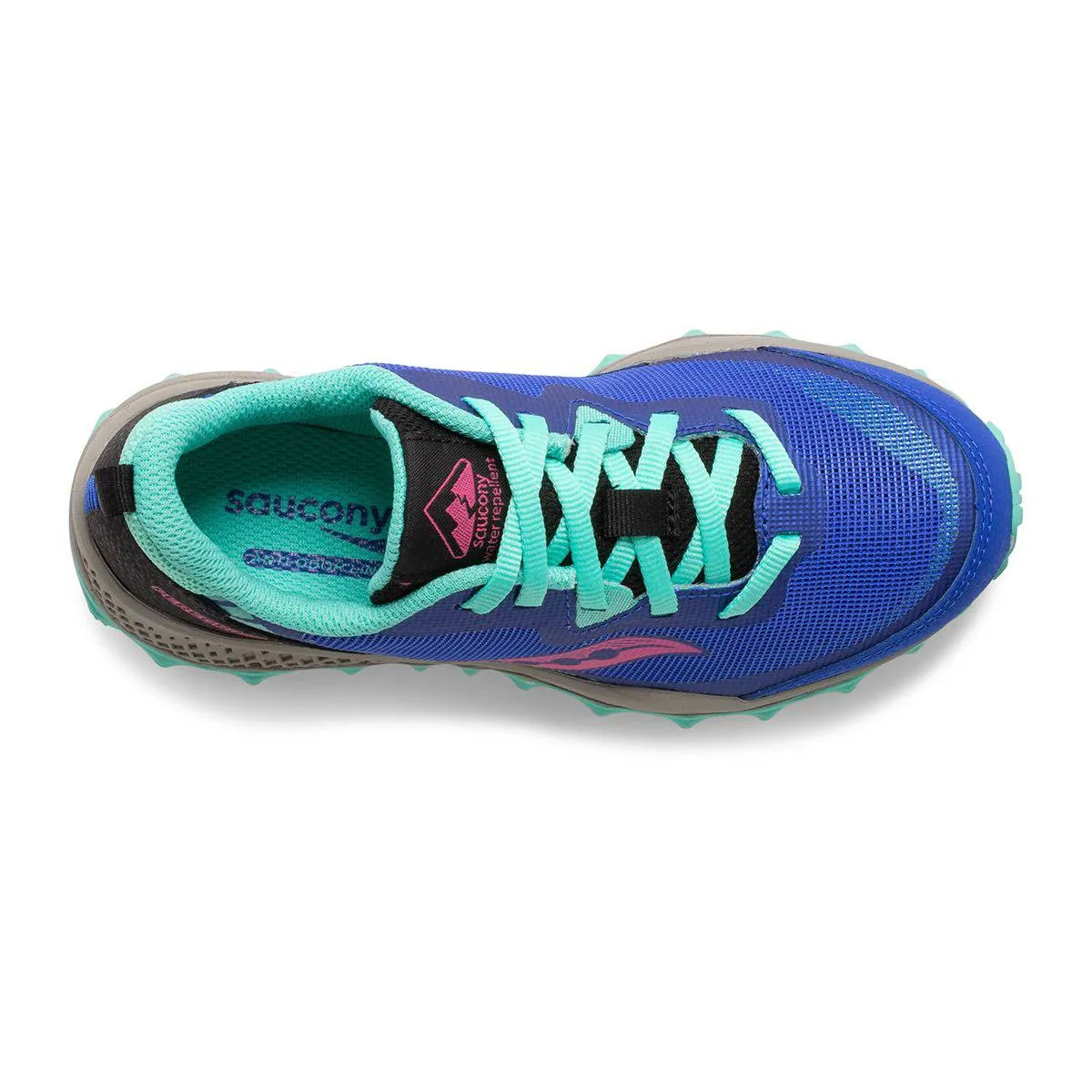 Saucony Peregrine 11 Shield Blue/Turquoise Jr Girls
