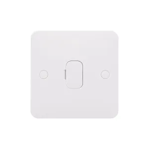 Schneider Electric GGBL5000S Lisse White Moulded 13A Unswitched Fused Connection Unit (Display Packaged)
