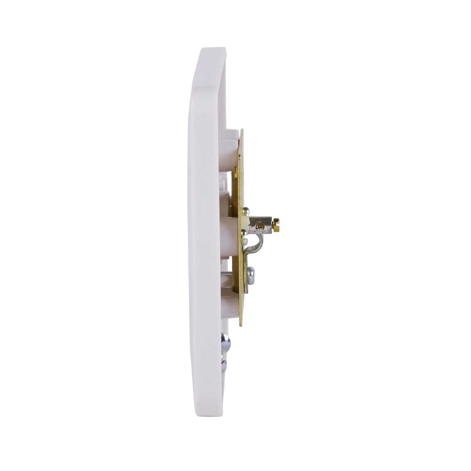 Schneider Electric GGBL7010 Lisse White Moulded Single TV/FM Co-Axial Socket Outlet