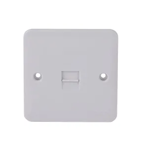 Schneider Electric GGBL7061 Lisse White Moulded BT Master Telephone Socket