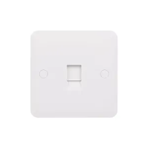 Schneider Electric GGBL7071C5S Lisse White Moulded Single RJ45 CAT5e Data Socket (Display Packaged)