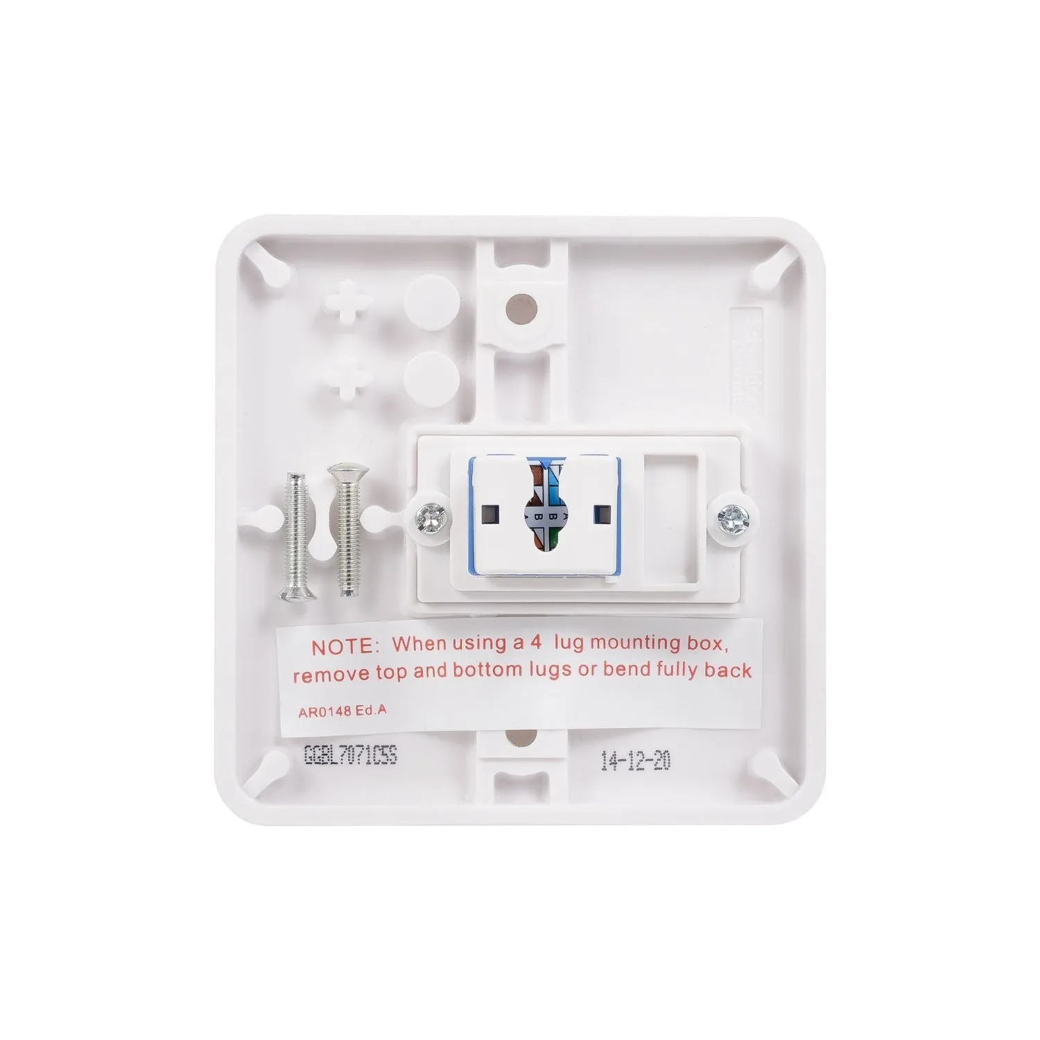 Schneider Electric GGBL7071C5S Lisse White Moulded Single RJ45 CAT5e Data Socket (Display Packaged)