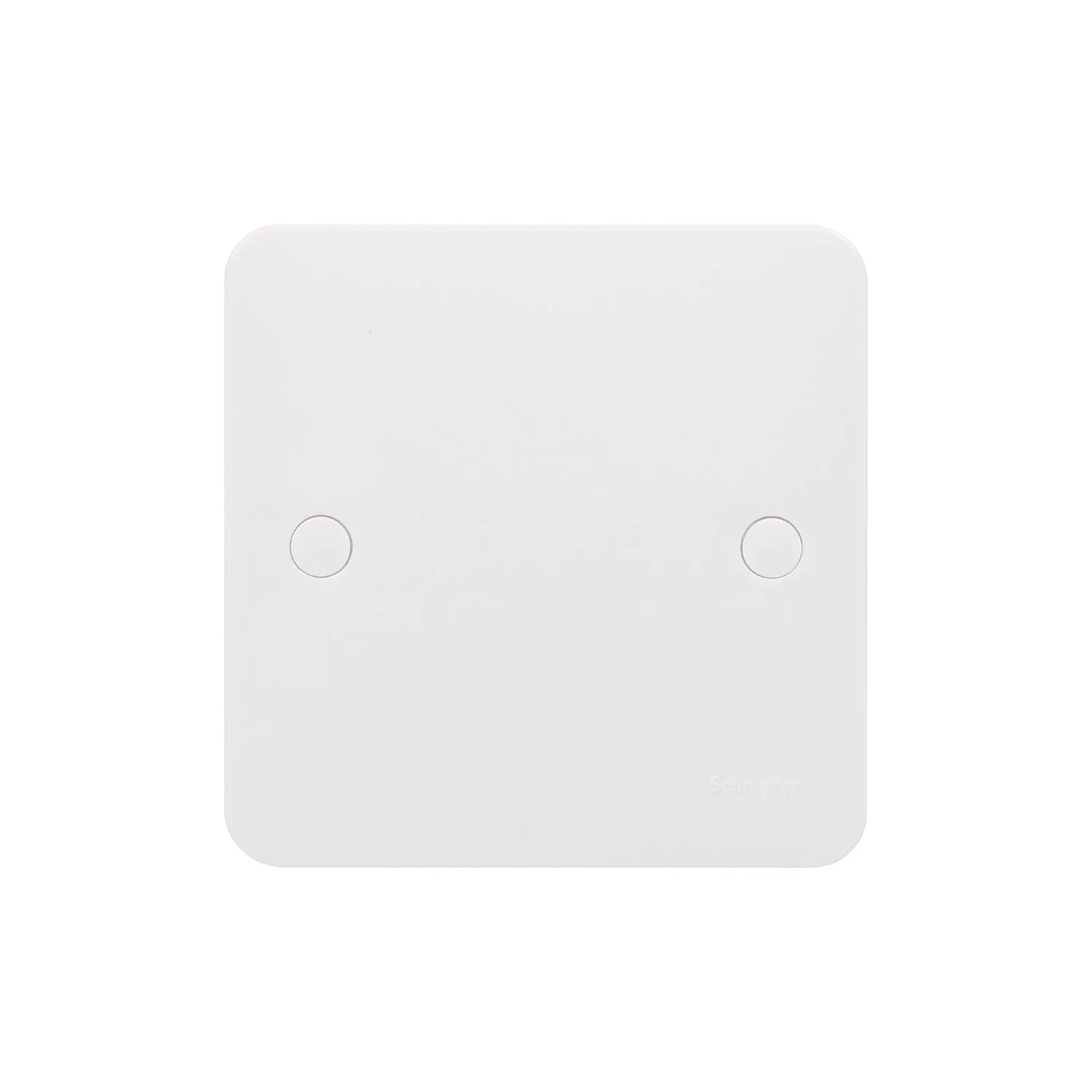 Schneider Electric GGBL8010 Lisse White Moulded 1G Blank Plate
