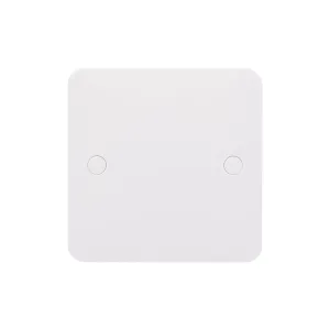 Schneider Electric GGBL8010S Lisse White Moulded 1G Blank Plate (Display Packaged)