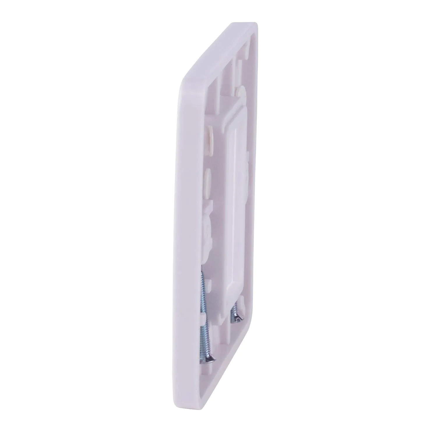 Schneider Electric GGBL8050 Lisse White Moulded 1G 1 Module Euro Plate