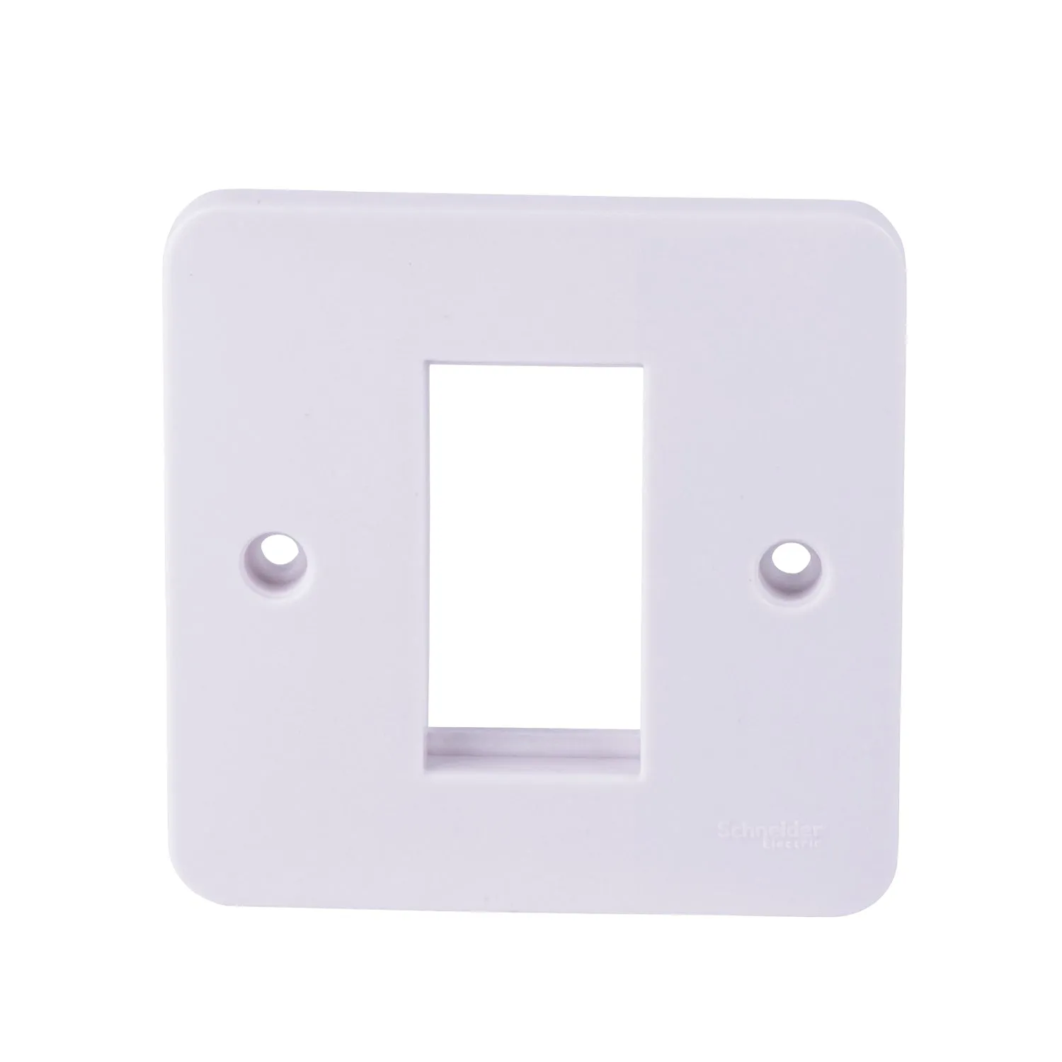 Schneider Electric GGBL8050 Lisse White Moulded 1G 1 Module Euro Plate