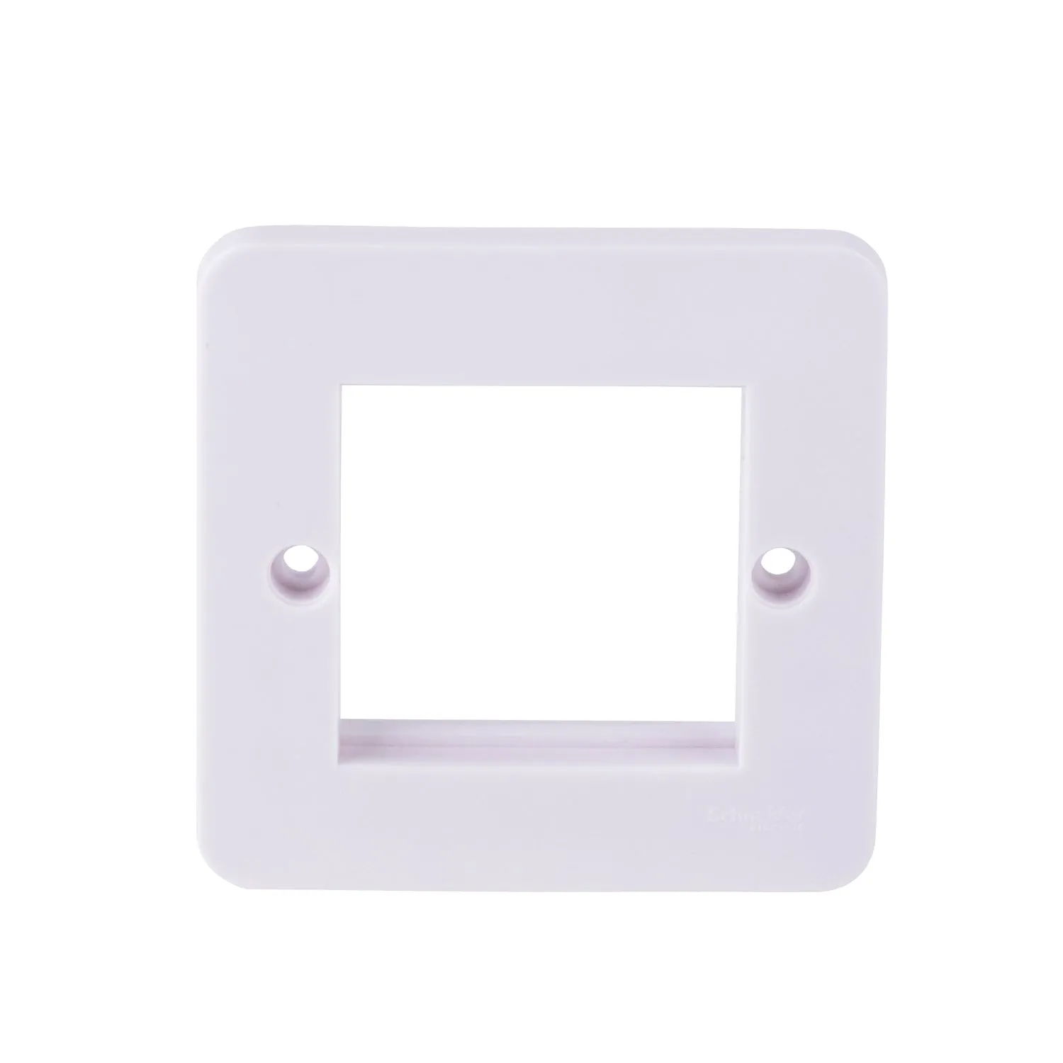 Schneider Electric GGBL8060 Lisse White Moulded 1G 2 Module Euro Plate