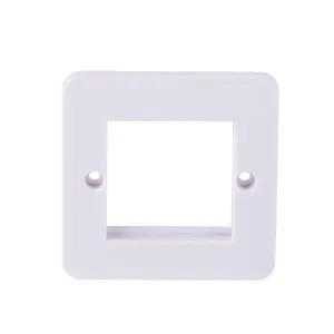 Schneider Electric GGBL8060 Lisse White Moulded 1G 2 Module Euro Plate