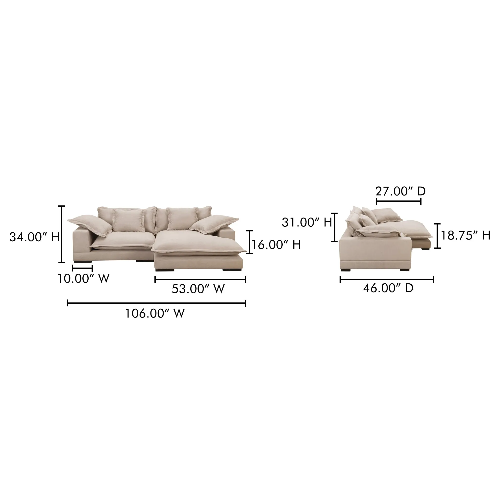 Serene Lounge Chaiserie