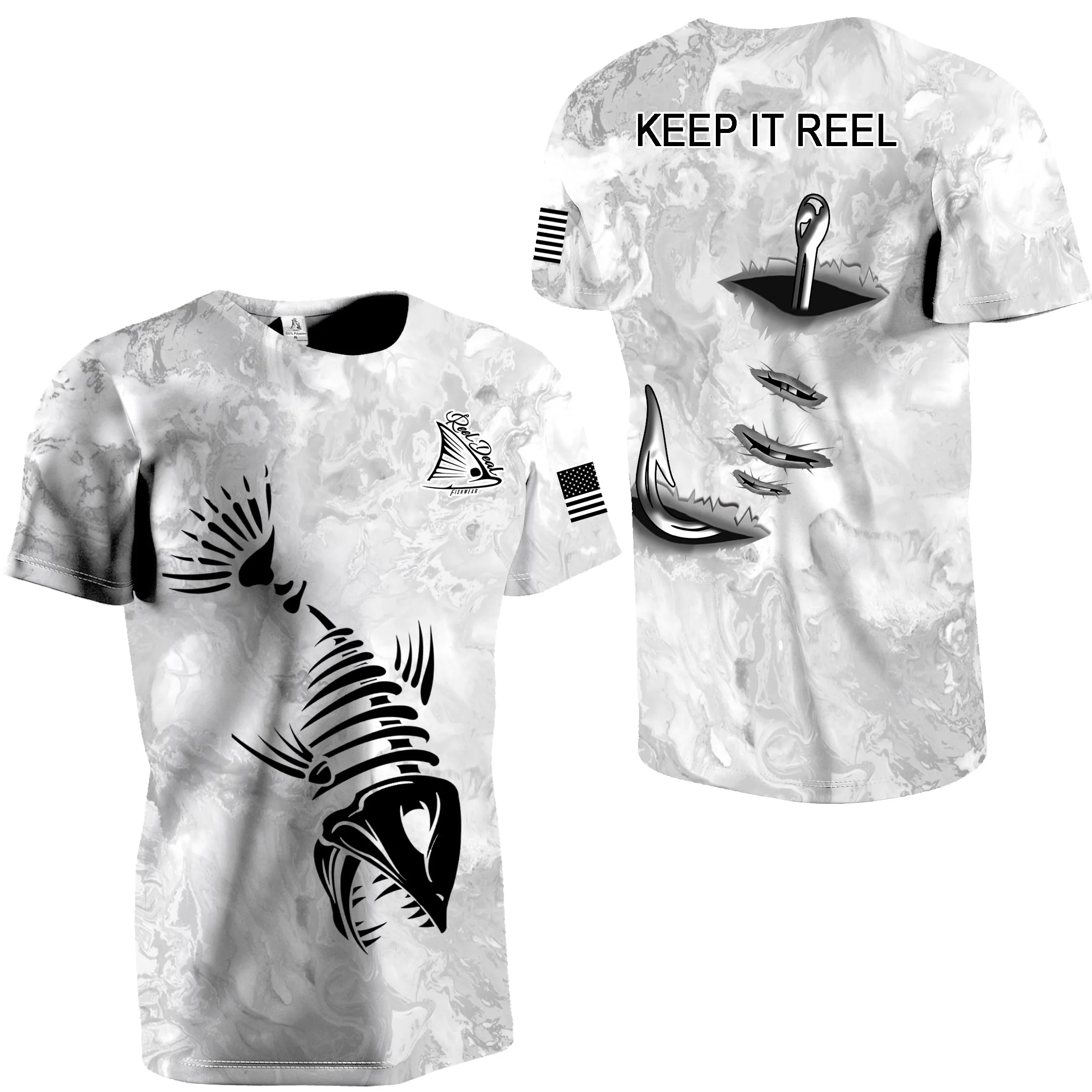 Skeleton Fish Short Sleeve Performance Dri-fit (SS02)