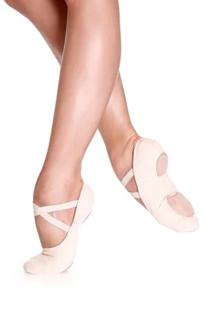 So Danca SD16 Pink Canvas Split Sole Slipper