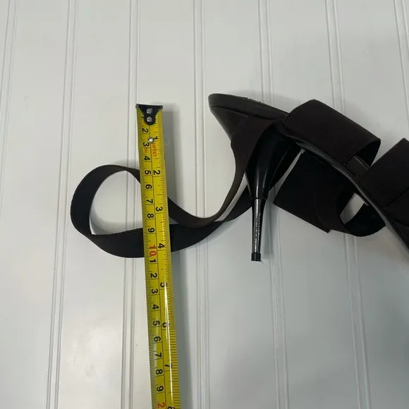 Stella McCartney heels women’s 40 brown strap stretch shoes