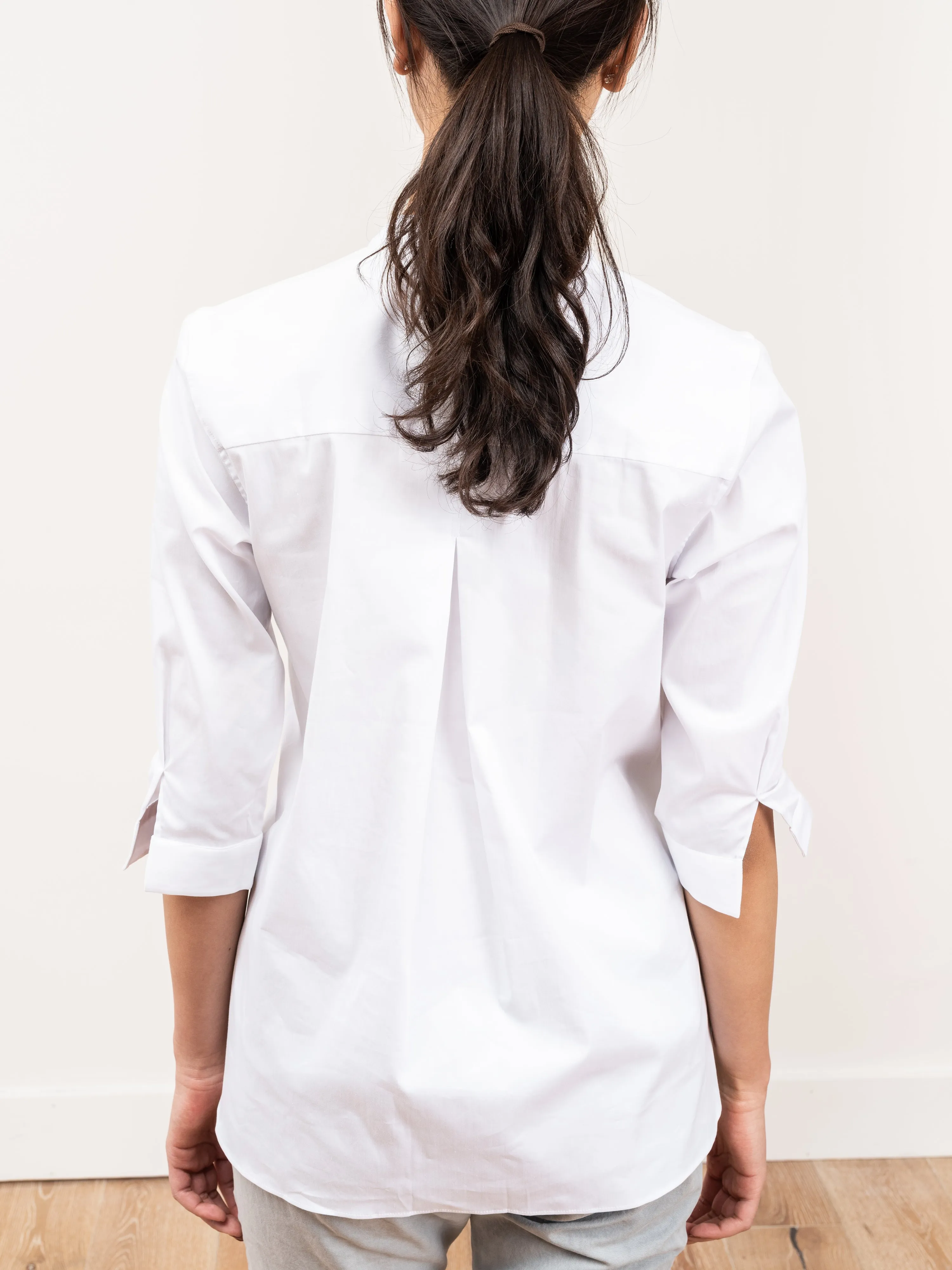 stretch cotton tunic