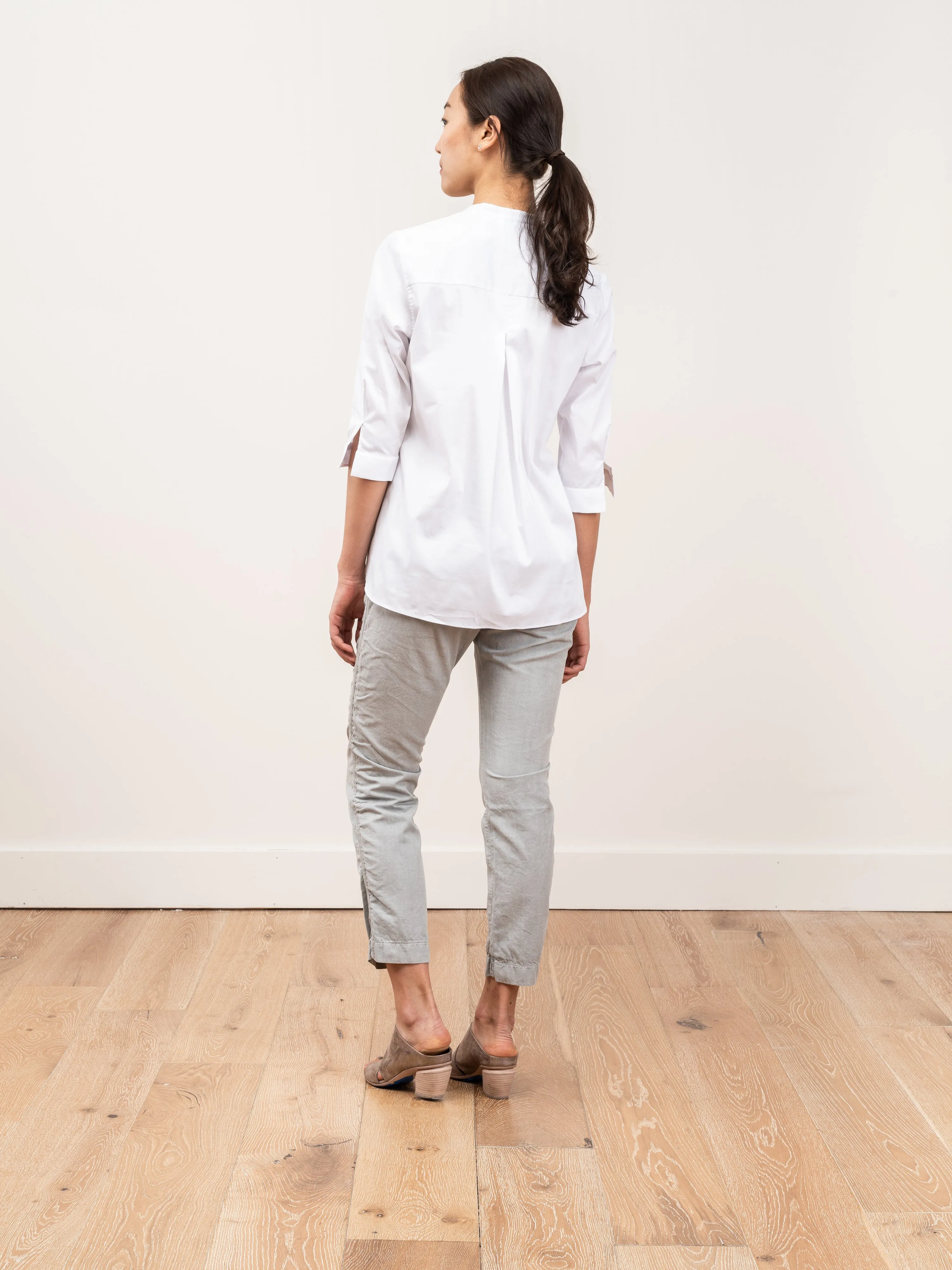 stretch cotton tunic