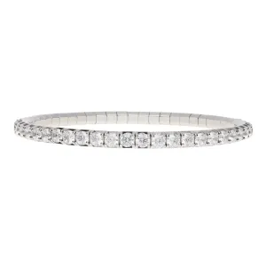 Stretch Diamond Tennis Bracelet