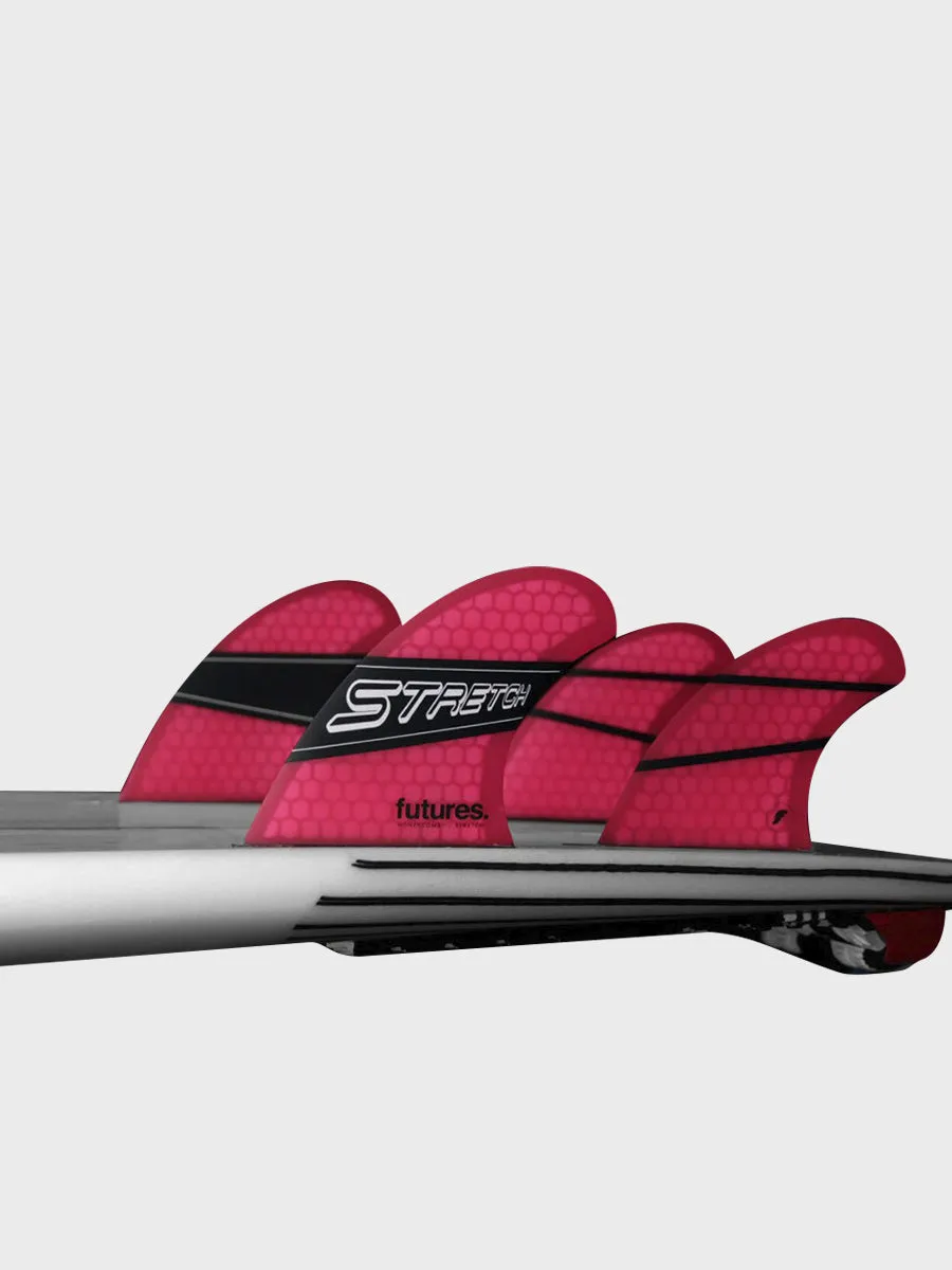 Stretch Honeycomb Quad Fins