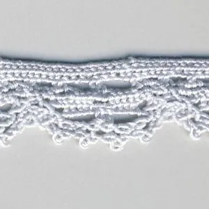 Stretch Torchon Lace #100 Pale Silver
