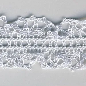 Stretch Torchon Lace #100 Pale Silver