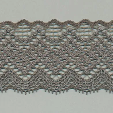 Stretch Trimming Lace #102 Carbon Gray