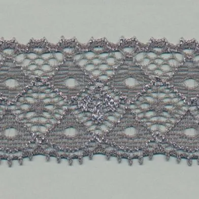 Stretch Trimming Lace #159 Medium Gray