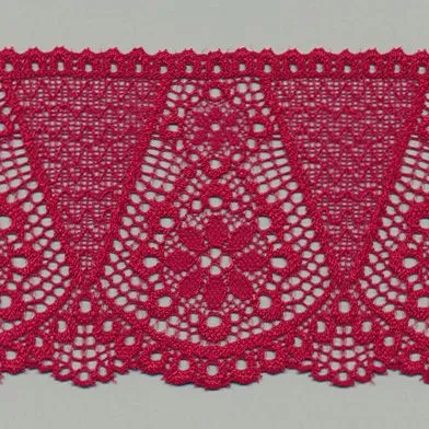 Stretch Trimming Lace #53 Rose Red