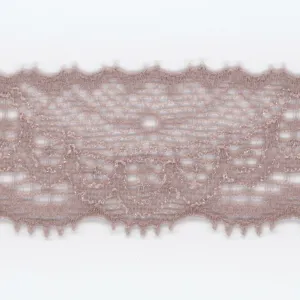 Stretch Trimming Lace #61 Azuki