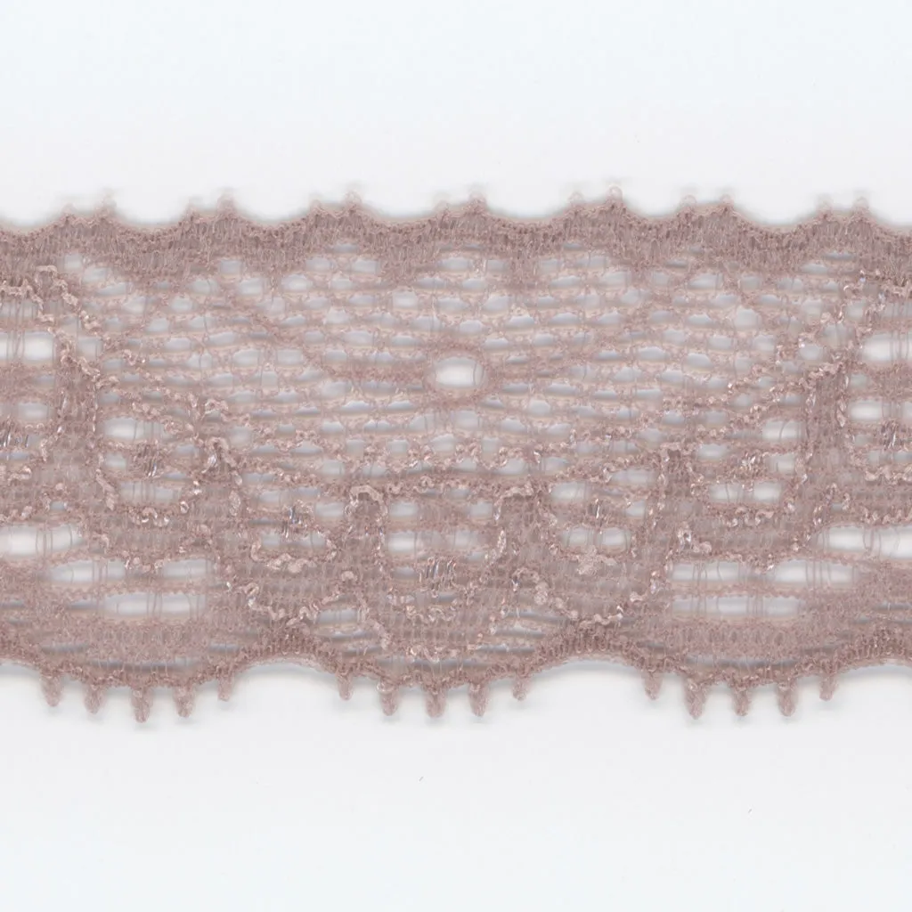 Stretch Trimming Lace #61 Azuki