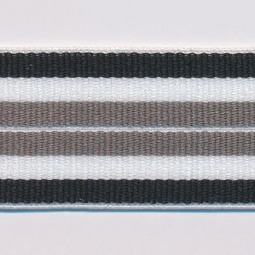 Stripe Stretch Tape #34 Black & White & Gray