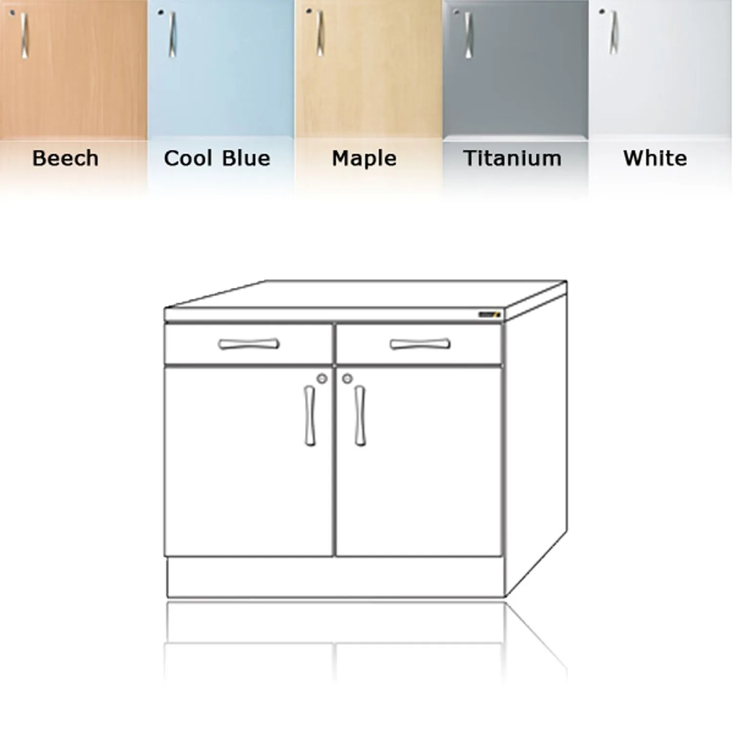 Sunflower Drawerline Cabinet | 100cm