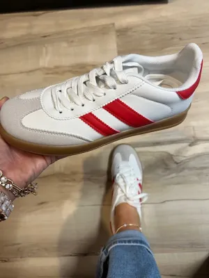 Take It Easy Sneakers White/Red