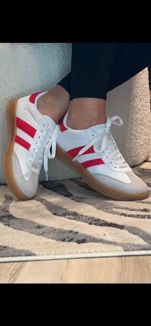 Take It Easy Sneakers White/Red