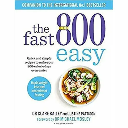 The Fast 800 Series Collection  4 Books  Set (Easy,Recipe Book,weight,Health)