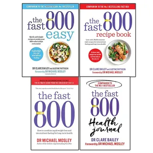 The Fast 800 Series Collection  4 Books  Set (Easy,Recipe Book,weight,Health)