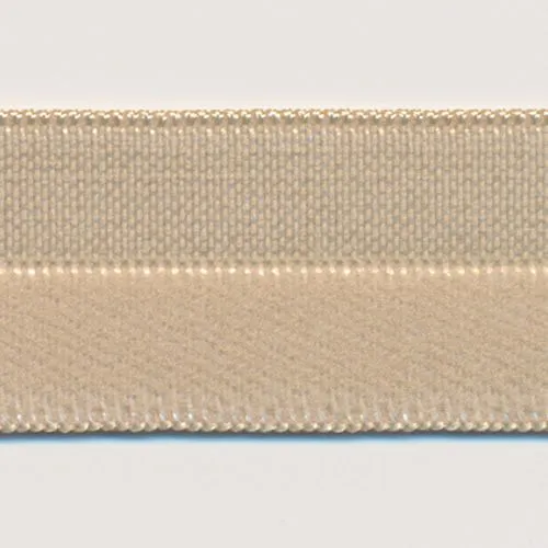Thin Satin & Pile Stretch Binder #162 Cream Khaki