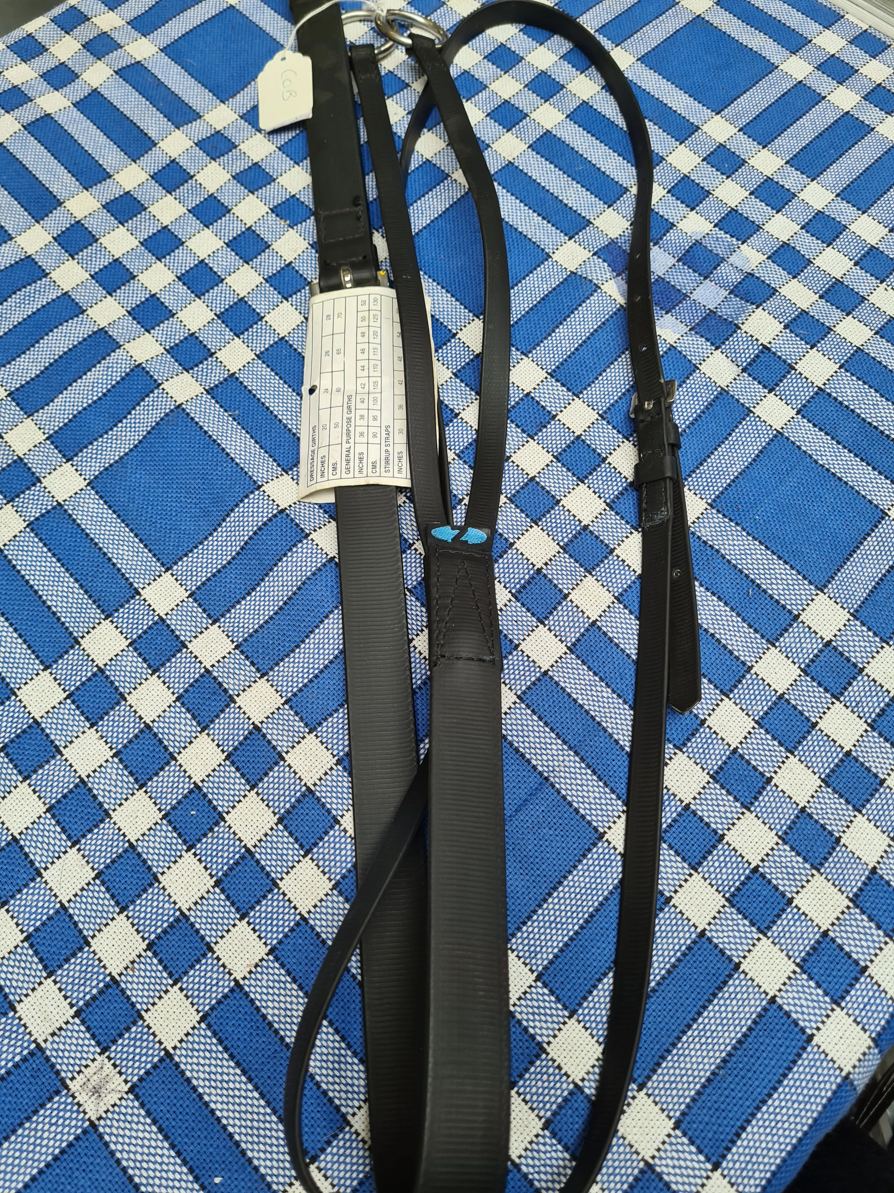 Thorowgood Synthetic martigale black  Cob size  Easy clean light weight  £15 posted