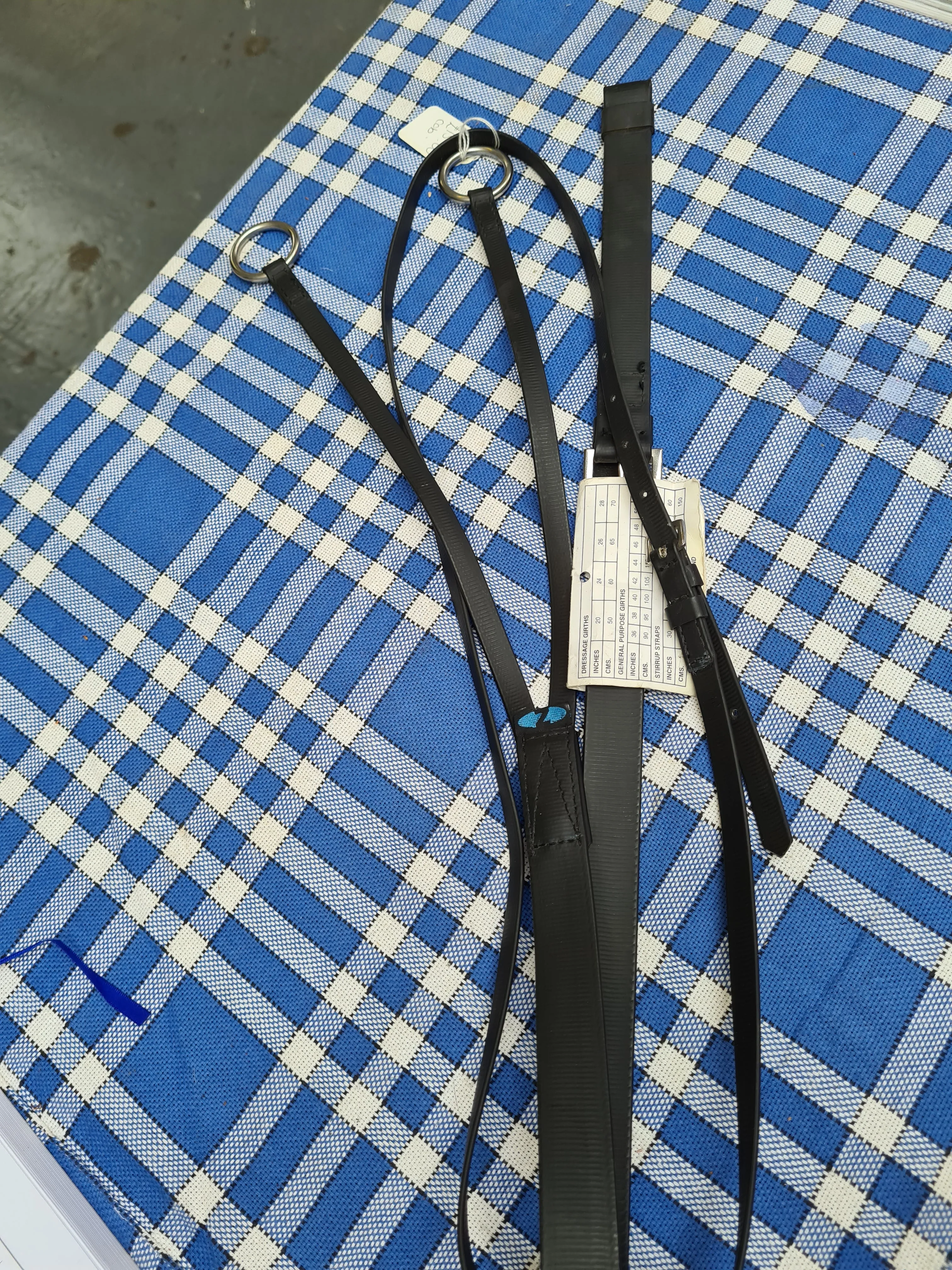 Thorowgood Synthetic martigale black  Cob size  Easy clean light weight  £15 posted