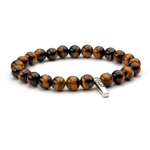 Tiger's Eye Baby Bar Stretch Bracelet